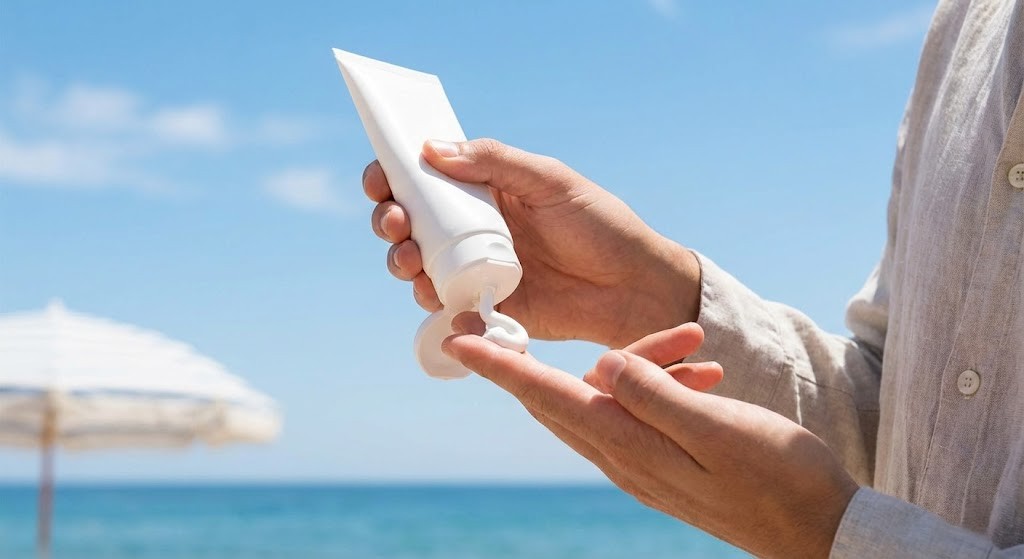 Applying the correct amount of broad-spectrum sunscreen